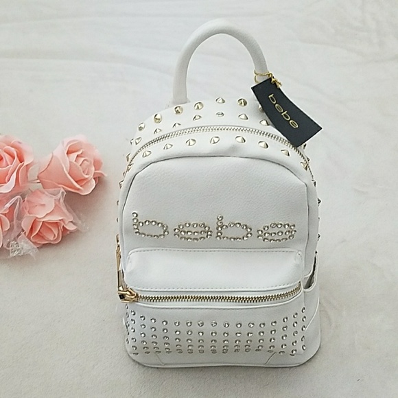 bebe Handbags - Bebe Mini Logo Backpack